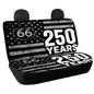 AFPANQZ Car Seat Cover for Rear Bench Seat, 250 Years Print Automotive Back Seat Protector Dogs Pets Seat Cushion for Trucks Vans SUVs Universal Fit - color: 250 Years Print