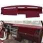 Dash Cover Mat Custom Fit for Nissan Pathfinder D21 Hardbody Pickup Truck 1986-1993, Dashboard Cover Pad Carpet Protector (Maroon) F77 - color: Maroon