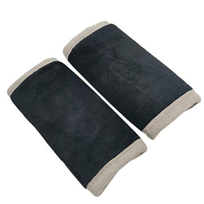 Car Seat Strap Pads Covers for Baby Kids, Seat Belt Covers Cushion for boy Girl, Protect Neck and Shoulder rubbing, Anti-Slip Design, Universal for Stroller/Carrier/Pushchair Black - color: Black