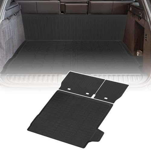 Cargo Liner Compatible with 2014-2022 Range Rover Sport Trunk Mat Cargo Mat Back Seat Cover Protector (Backrest Mats+Trunk Mat)