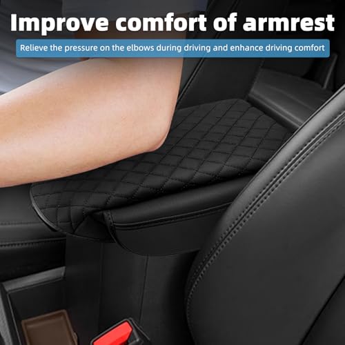 Center Console Armrest Cover for Ford Maverick 2022 2023 2024 2025 Fully Covered Anti-Scratch Protector Interior Accessories - size: Compatible with Maverick 2022 2023 2024 2025