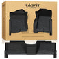LASFIT Floor Mats for Chevy Silverado/GMC Sierra Crew Cab 1500 2500/2500HD 1999-2007, 3500HD 2001-2007(2007 Fit Classic Body Only), Suburban/Yukon XL/Escalade ESV (2nd Row Bench Seat Only) 2000-2006 - size: Mats for 1500/2500HD/3500HD Crew Cab 1999-2007