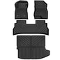 YITAMOTOR Floor Mats Fit for 2024 2025 2026 Chevrolet Trax ACTIV/LS/LT/RS, TPE All Weather Custom Fit Floor Liners & Cargo Mat for Chevy Trax Accessories, Automotive 1st & 2nd Row Car Mats Set, Black - style: 24-26 Chevy Trax Full Set