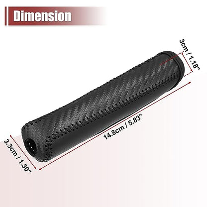 X AUTOHAUX Car Handbrake Cover Protector Carbon Fiber Pattern for Toyota Corolla 2014 2015 2016 2017 2018