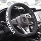 XITER Leather Steering Wheel Cover for Nissan Maxima 2016-2023-With "Maxima " LOGO - color: Maxima 2016-2023,With "Maxima " LOGO