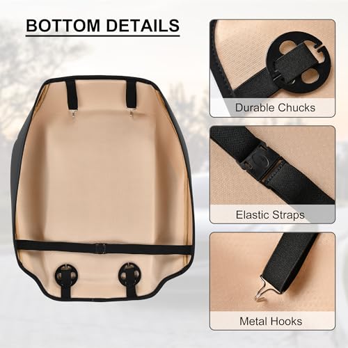 BWTJF Black Car Seat Cover 2 Pack, Universal Leather Front Seat Covers Bottom Protector, Anti-Slip and Full Wrapping Edge Compatible with Most of Vehicles - SUVs/Sedans/Pickup Trucks - color: Black, size: StyleB-Lozenge