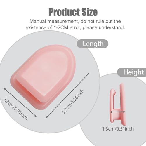5PCS Car Dashboard Mini Hooks, Car Key Holder, Multifunctional Auto Dashboard Hook, Universal Interior Auto Accessories Self Adhesive Backseat Hanger for Key, Mask, Charging Cable - color: Pink