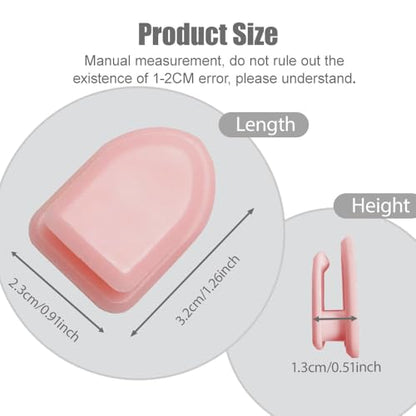5PCS Car Dashboard Mini Hooks, Car Key Holder, Multifunctional Auto Dashboard Hook, Universal Interior Auto Accessories Self Adhesive Backseat Hanger for Key, Mask, Charging Cable - color: Pink