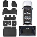 Full Set Floor Mats & Trunk Liner for 2025 Ford Expedition (Only Fit MAX 8-Seat | 2 Row Bench Seat) | TPE All-Weather Liners with Cargo Mat - Custom Fit, Non-Slip, Waterproof - size: 2015|For Expedition-MAX 8|Full Set