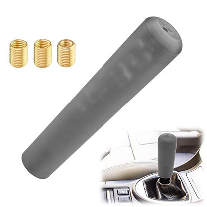 EZAUTO WRAP Black Shift Knob Stick Frosted Matte Crystal Bubble Long Throw Gear Shifter 20cm - color: Matte Black, size: 20cm