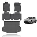 KELCSEECS® Floor Mats & Cargo Liner for 2013-2018 Toyota Rav4(Not for Hybrid or Prime),All Weather Protection TPE Floor Liners Front& Rear Row Full Set Accessories Black - style: 27) For 2013-2018 Rav4 Full Set