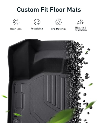 for KIA K4 2025 2026 (Not Fit for Hatchback) Floor Mats Cargo Liner LX LXS EX GT-line Turbo All Weather Season Car Interior Soft Rubber Trunk Carpet Automotive Accessories Black 4PCS