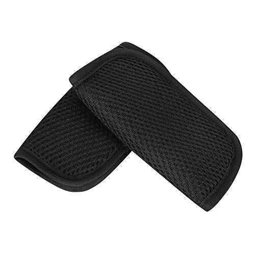 Accmor Car Seat Straps Shoulder Pads for Baby Kids, Soft Car Seat Strap Covers, Seat Belt Covers for Car Seats, Pushchair, Stroller - color: Black, size: Medium-2.7 in X 5.6 in