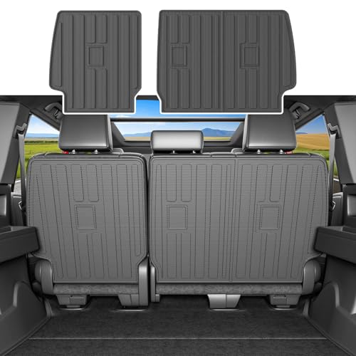xipoqix 5 Seats Backrest Mats Compatible with 2025 2026 Toyota 4Runner Back Seat Protector TPE (Not for Hybrid EV&i-Force MAX) Replacement for 2025 2026 Toyota 4Runner Accessories (Backrest Mats) - size: Compatible with Toyota 4Runner | 2025-2026