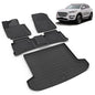 All Weather Car Floor Mats & Cargo Liner Set Fit for Hyundai Tucson 2016-2021 Floor Liners Trunk Liner Tucson Cargo Mat Accessories Black - style: 3)For Hyundai Tucson 2016-2021 Full Set