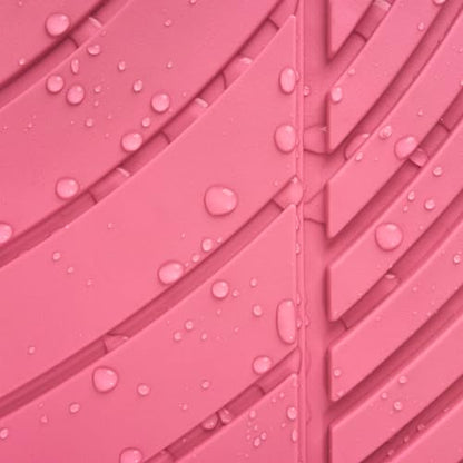 Heavy Duty Rubber Floor Mats, Durable All Weather Pink Car Mats for Women, Girly, Universal Waterproof Floor Mats for Sedan, SUVs, Truck, Vans Set of 4