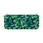 Magpie Fabrics Patio Bench Loveseat Cushion Covers (Replacement Cover only, No Insert!), Waterproof Fade Resistant Swing Cushion Slipcover with Ties(42x18x3 Inch, Green Lagoon Leaves) - color: A Green Lagoon Leaves, size: 42x18x3 Inch (1 Count)