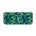 Magpie Fabrics Patio Bench Loveseat Cushion Covers (Replacement Cover only, No Insert!), Waterproof Fade Resistant Swing Cushion Slipcover with Ties(48x18x3 Inch, Green Lagoon Leaves) - color: A Green Lagoon Leaves, size: 48x18x3 Inch (1 Count)
