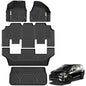 YITAMOTOR Floor Mats for Chrysler Pacifica 2017-2026 7/8 Passenger (No Hybrid) & Voyager 2020-2026, Custom Fit All Weather Anti-Slip TPE Rubber Automotive Accessories, 3 Row & Cargo Liner Set, Black - style: 17-26 Chrysler Pacifica Floor Mats & Cargo Line
