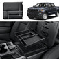 2026 Silverado 1500 Center Console Organizer For 2019-2026 Chevy Silverado 1500/GMC Sierra 1500/2020-2026 Silverado/Sierra 2500HD/3500HD Accessories Center Console - Only Fit Split-Bench Front Seat - size: 2019-2026 Silverado/Sierra