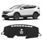 Dash Cover for Honda CRV 2022 2021 2020 2019 2018 2017 Hybrid (Include HEV) Accessories Flannel Dashboard Cover Dash Mat Center Console Cover Sunshield Protector Pad - size: for Honda 2017-2022 CRV