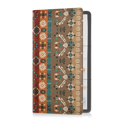 linqin Car Registration and Insurance Card Holder, Boho Bohemian Glove Box Organizer Card Document Wallet - color: Boho Bohemian