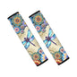 Dreaweet Seatbelt Covers for Women Boho Dragonfly Print Seat Belt Covers 2 Pack Car Seat Belt Cover for SUV Truck Sedan Soft Seat Belt Cushion Shoulder Strap Pads - color: Boho Dragonfly