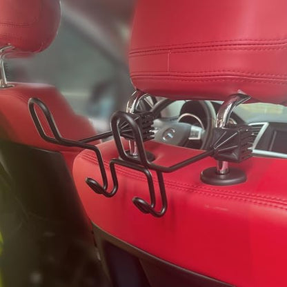 GODLIY Hard Hat Holder for Truck Seat - Work Truck Accessories for Hard Hat & Safety Vest,Car Back Seat Headrest Hooks for Men (1 PCS-upg) - style: 1 PCS-upg
