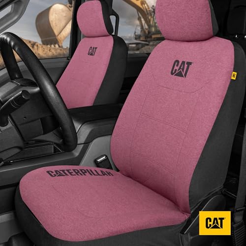 Carbella Sheepskin Car Seat Covers, 2-Pack Faux Fur, Front Seats Only, Cute Automotive Seat Covers For Cars (Black) - color: Black Fur
