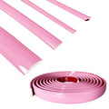 16Ft Soft Pink Car Motor Bike Self-Adhesive Exterior and Interior Molding Trim Universal Dashboard Bumper Window Door Body Side Decorative Strip Scratch-Proof (Width: 1/2 inch (12mm)) - style: Width: 1/2 inch (12mm)
