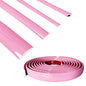 16Ft Soft Pink Car Motor Bike Self-Adhesive Exterior and Interior Molding Trim Universal Dashboard Bumper Window Door Body Side Decorative Strip Scratch-Proof (Width: 1/2 inch (12mm)) - style: Width: 1/2 inch (12mm)