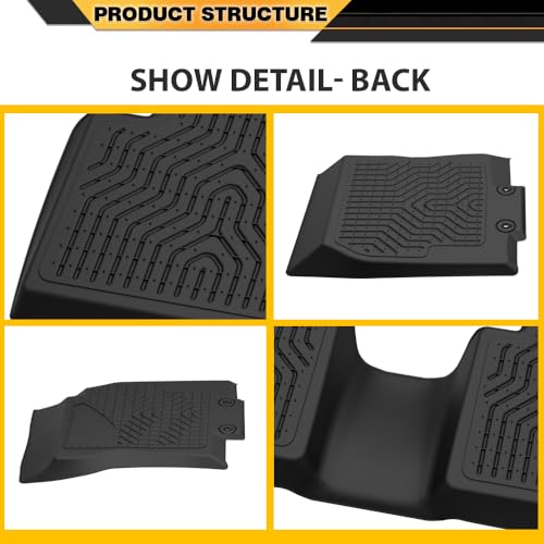 G-PLUS Floor Mats Cargo Liners, Compatible with Nissan Rogue 2014-2020 (No Rogue Sport or Select Models), 1st & 2nd Row, All Weather Full Cover Protection, Black - size: Fit Rogue 2014-2020 | Black 3PCS