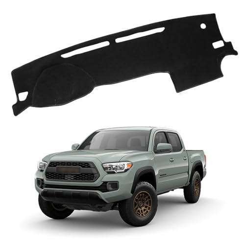 XITER Polyester Dashboard Cover Mat Carpet Dash Nonslip Sun Shade Mat Compatible For tacoma 2016 2017 2018 2019 2020 2021 2022 2023 - size: 2016-2023 tacoma
