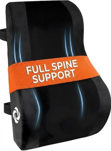 Samsonite Lumbar Support Pillow Mid and Lower Back with Cooling – Office Chair Back Cushion, Gaming Chair, Desk Chair, Car Seat Lumbar, Work from Home Office Accessories, Black with Cooling - color: Black With Cooling Gel