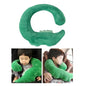 Car Travel Pillow for Kids Car Seat Pillow Cute Cartoon Travel Pillow Cushion Breathable Head and Body Support Pillow for Sleeping Travel Neck Rest Car Seat Pillow Long Journey&Road Trip - color: Green Dinosaur