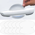 10pcs Clear Car Door Handle Scratch Potector TPU Car Door Sticker Universal Protective Films for Vehicles (Clear)