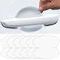 10pcs Clear Car Door Handle Scratch Potector TPU Car Door Sticker Universal Protective Films for Vehicles (Clear)