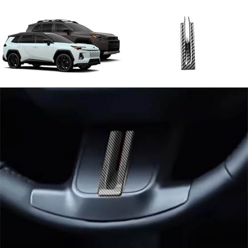 U-Shaped Below Trim Strips Compatible with Toyota New RAV4 2026 2027+ Car Accessories ABS 1PCS(Carbon Fiber Style) - color: Carbon Fiber Style