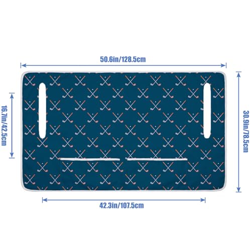 Golf Cart Seat Covers Golf Cart Seat Towel Blanket Group - color: Blue Golf with Pocket
