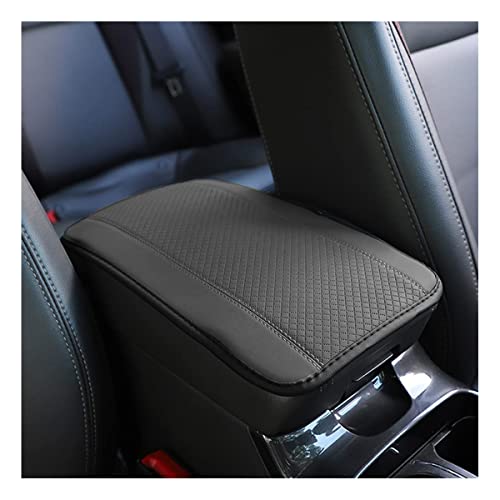 Ziciner Leather Car Center Console Armrest Pad, PU Waterproof Auto Seat Box Cover Protector, Hand Rest Cushion Protection Pad, Vehicles Interior Accessories Universal for Truck,SUV (Gray A) - color: Gray-A