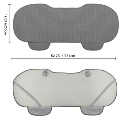 West Llama Pu Leather Car Seat Bottom Covers Protectors Include 1 Rear Bench Seat Cover Universal Fit 90% Vehicles,Gray - color: E-Gray, size: Universal Fit - Rear Only