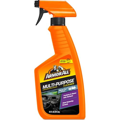 Armor All Multi-Purpose Car Cleaner Spray with Odor Elimination Technology, 16 fl oz Spray Bottle, New Car Scent, Multipurpose Interior Cleaner - size: 16 Fl Oz (Pack of 1)