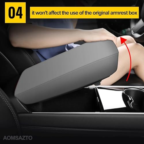 Armrest Console Covers for 2019-2024 Nissan Altima Light Gray - color: Gray 19-24