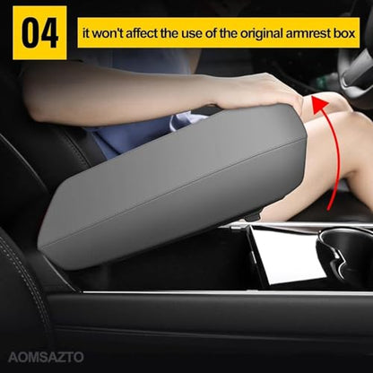 Armrest Console Covers for 2019-2024 Nissan Altima Light Gray - color: Gray 19-24