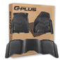 G-PLUS Floor Mats Fit for Dodge Ram 1500 2009-2024(19-24 Classic Body)/Fit Dodge Ram 2500 3500 2010-2018 Crew Cab w/Auto Trans, TPE Custom Fit All Weather Floor Liners 1st and 2nd Row,Black - size: 09-24|Fit Dodge Ram 1500 Crew Cab|3PCS