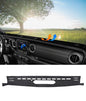 BIBLOZ Dash Cover 2018 2019 2020 2021 2022 2023 for Jeep Wrangler JL JLU Unlimited Sport Sahara Rubincon Accessories Black Flannel Dashboard Cover Mat Car Dashboard UV Sun Protection - size: 2018-2023 Wrangler