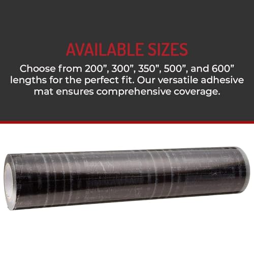 Hi-Tech Auto Adhesive Plastic Floor Mat, 4 mil | Perforated Every 24" | 171 Mats Per Roll | (24" Wide, 300' Long) - size: 24" Wide, 300' Long