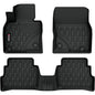 Floor Mats Compatible with Mazda CX-5 2017-2025, All Weather TPE Floor Liners, Custom Fit Car mats, 1st & 2nd Row, Black