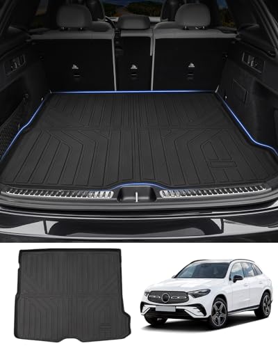 Powerty Trunk Mat Compatible for Mercedes-Benz GLC 2023 2024 2025 2026 Accessories Cargo Mat All Weather Cargo Liner Rear Trunk Mat - size: Cargo Mat｜For｜23-26｜Mercedes-Benz GLC