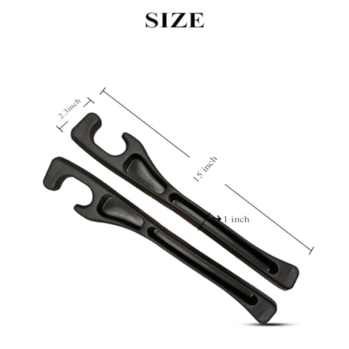 Car Seat Gap Filler 2 Pack, No Drop Car Seat Side Gap Seam Filler, Fit for Most Car, SUV, Truck